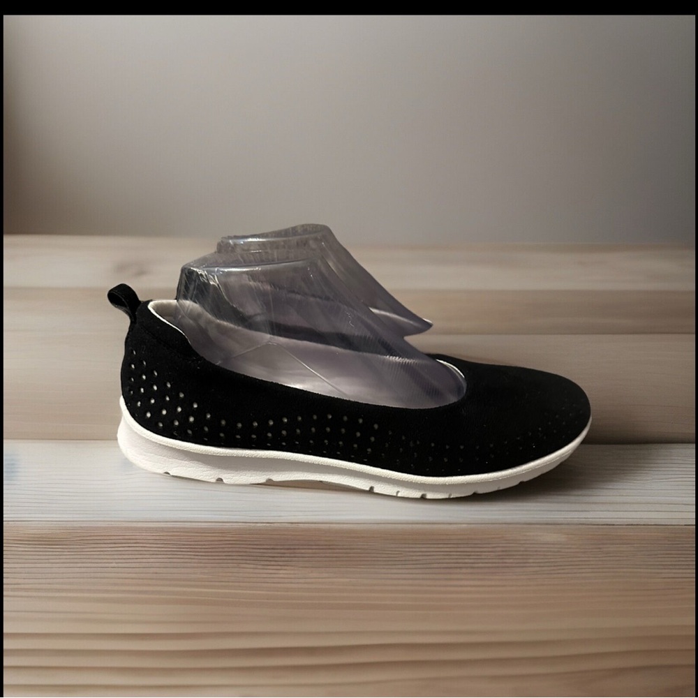 Clark’s Cloud Steppers Black Suede‎ Loafers Size 8.5 Wide